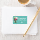 Search for pet christmas return address labels retro