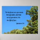 Search for saved by grace posters Bible verse