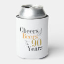 Search for 90th birthday can coolers Cheers and beers