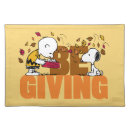 Search for thanksgiving placemats Charlie brown
