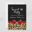 Search for red leopard invitations Wild
