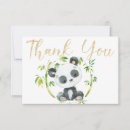 Search for panda thank you cards Baby shower