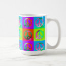 Search for peace sign mugs Hippie