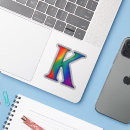 Search for letter k stickers Typography