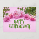 Search for retirement postcards Pink