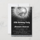 Search for disco 60th birthday invitations Party