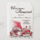 Search for red masquerade party invitations Mask