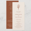 Search for fall wedding programs Floral