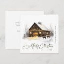 Search for barn christmas cards Watercolor