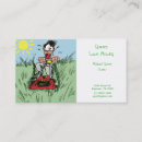 Search for funny lawn business cards Grass