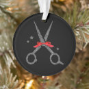 Search for hair stylist ornaments Glitter