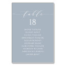 Search for dusty blue table cards Classic