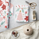Search for pink candy cane wrapping paper Red