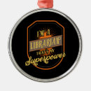Search for librarian ornaments Library