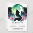 Search for wolf invitations Whimsical