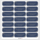 Search for gold wedding stickers Navy blue