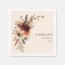 Search for fall floral napkins Fall bridal shower