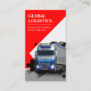 Search for shipping service business cards Logistics
