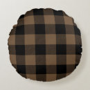 Search for brown plaid pillows Black
