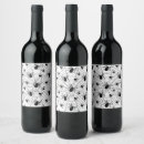Search for halloween wine labels Black