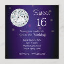 Search for disco sweet 16 invitations Birthday