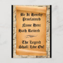 Search for retirement announcement postcards Funny
