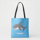 Search for shark tote bags cartoon