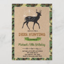 Search for hunting birthday invitations Deer