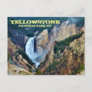 Search for yellowstone postcards Waterfall