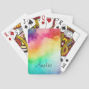 Search for rainbow playing cards Colorful