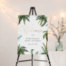 Search for tropical baby shower welcome signs Palm trees