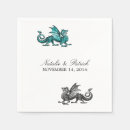 Search for dragons napkins geek