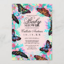 Search for purple and teal baby shower invitations Watercolor flowers