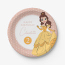 Search for beauty and the beast plates Princess belle