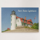 Search for michigan lighthouse puzzles Red