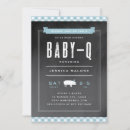 Search for bbq baby shower invitations gingham