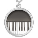 Search for piano necklaces White