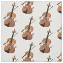 Search for musical instrument fabric Cute