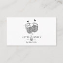 Search for artisan business cards Knitting
