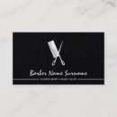 Search for hair comb business cards Scissor