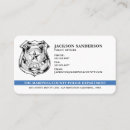 Search for police business cards Detective