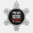 Search for bartender ornaments Christmass