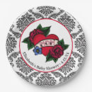 Search for vintage roses plates Baby shower