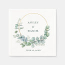 Search for eucalyptus wedding napkins Modern