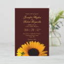Search for rustic purple sunflower wedding invitations Floral