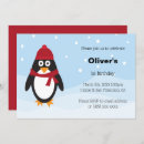 Search for penguin birthday invitations Baby