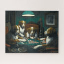 Search for poker dogs puzzles Vintage