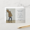 Search for humorous moving announcement cards We've moved