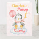 Search for one year old baby girl birthday cards Pink