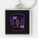Search for purple butterfly keychains awareness